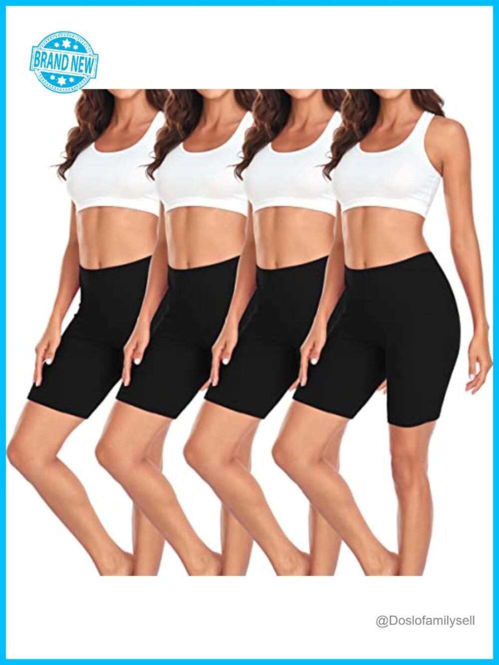 Cotton Slip Shorts Biker Anti Chafing Boy Shorts Under Dress